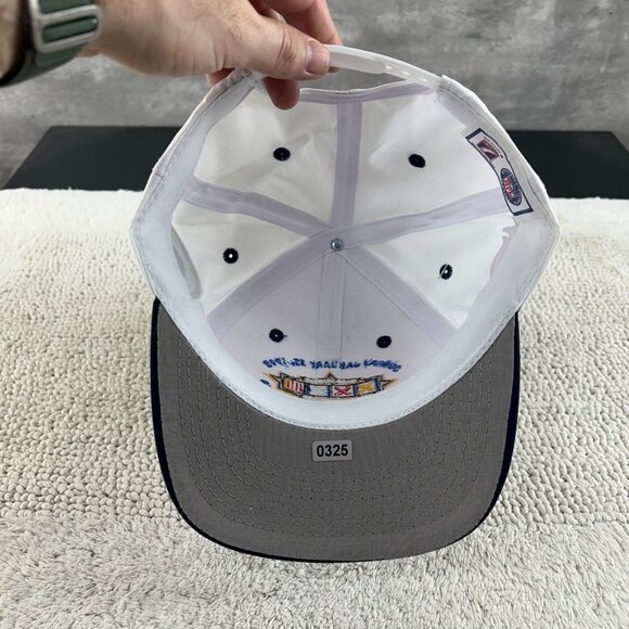 Vintage Super Bowl XXXIII Snapback Hat OSFA Denver Broncos Two Tone Dead Stock - Picture 6 of 8
